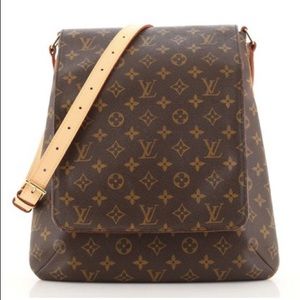 Louis Vuitton Musette Salsa Handbag Monogram Canvas GM
